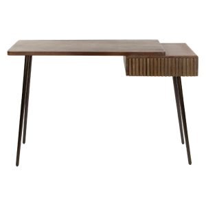 Nest of Nora Haltafel Finn – Met lade – Massief acaciahout – Bruin