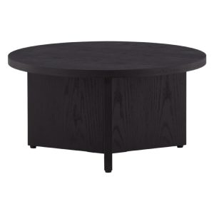 QUVIO Salontafel – Zwart Hout – Scandinavisch Design