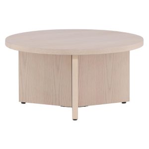 QUVIO Salontafel – Whitewash Hout – Moderne Stijlvolle Blikvanger