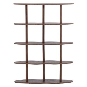 Nest of Nora Boekenkast Fjora – 105x30x140 cm – Open vakken – Mocca
