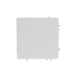 Enkelvoudige kruisschakelaar Milaan wit