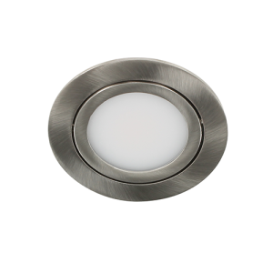 Bella Ondiepe LED spot kantelbaar 5Watt rond NIKKEL IP65 dimbaar – interne driver
