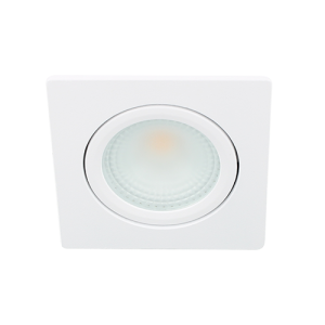 Bella Ondiepe LED spot kantelbaar 5Watt vierkant WIT IP65 dimbaar