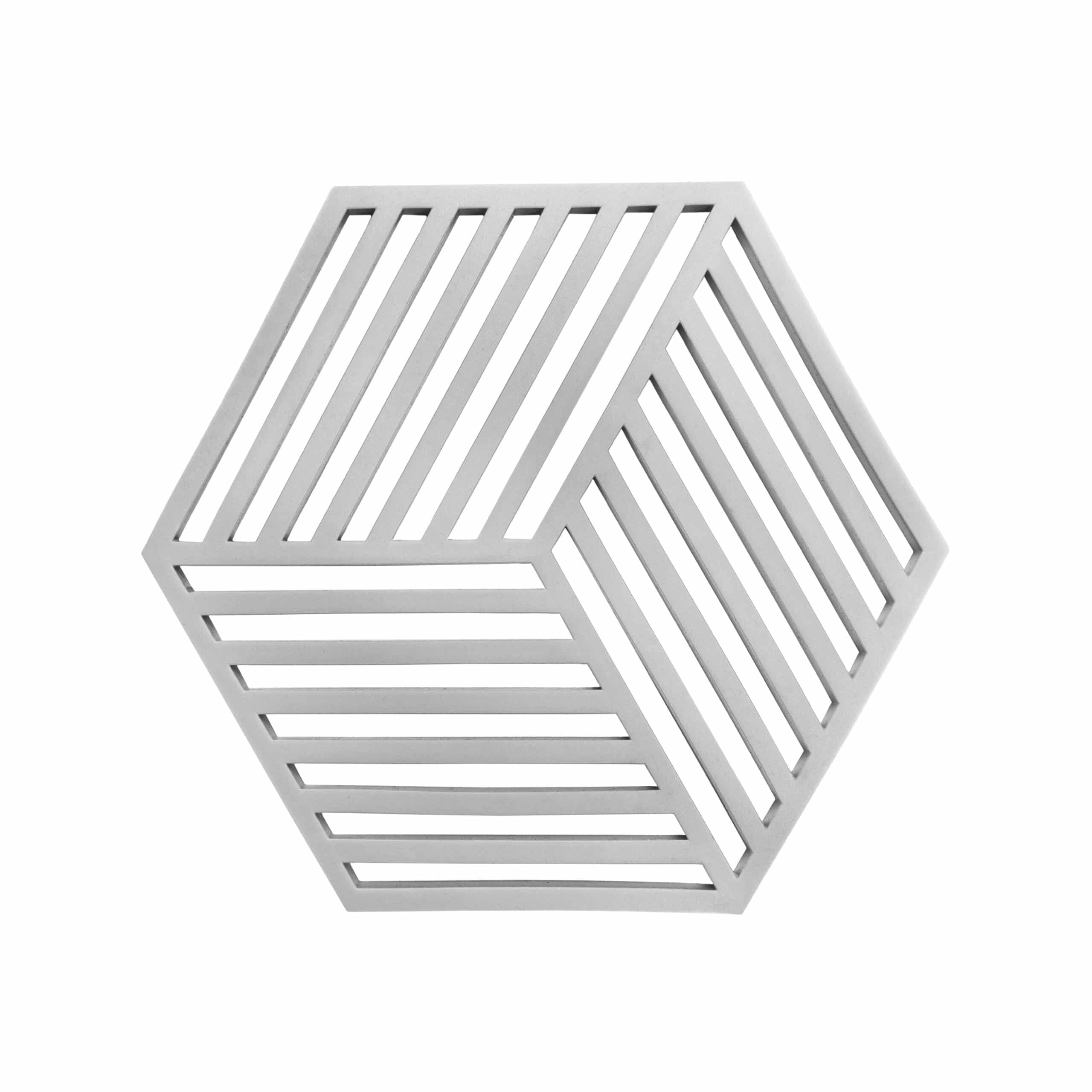 Krumble Pannenonderzetter – Hexagon – 16 x 14 cm – Grijs - Image 2