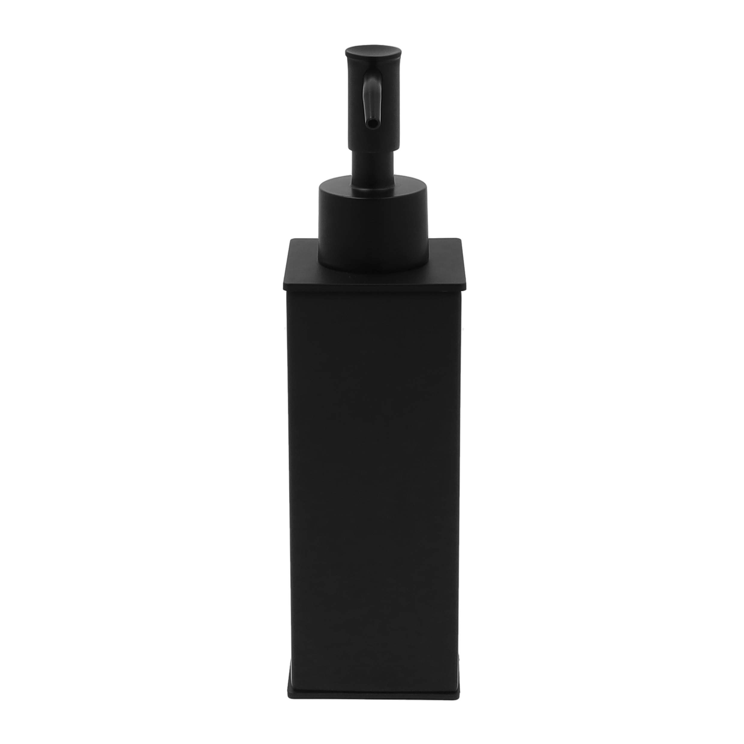 QUVIO Zeepdispenser met wandmontage – RVS – Zwart - Image 4