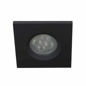 Camilla LED spot GU10 4Watt vierkant ZWART IP65 dimbaar