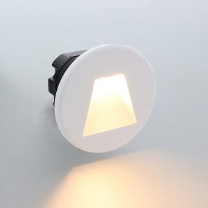 LED Trapverlichting 3W CCT switch – rond – wit – IP65