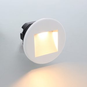 LED Trapverlichting 3W CCT switch – rond – wit – IP65