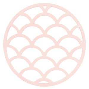 Krumble Pannenonderzetter – Schubben – Diameter 14 cm – Roze