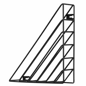 QUVIO Tijdschriftenrek / Wandrek – Driehoek – 5 x 23 x 23 cm