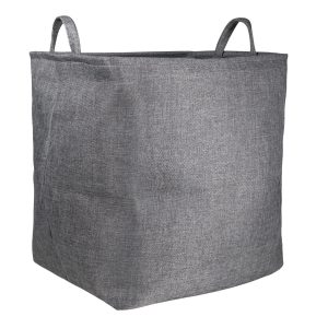 QUVIO Wasmand met handvaten – Katoen – 58 L