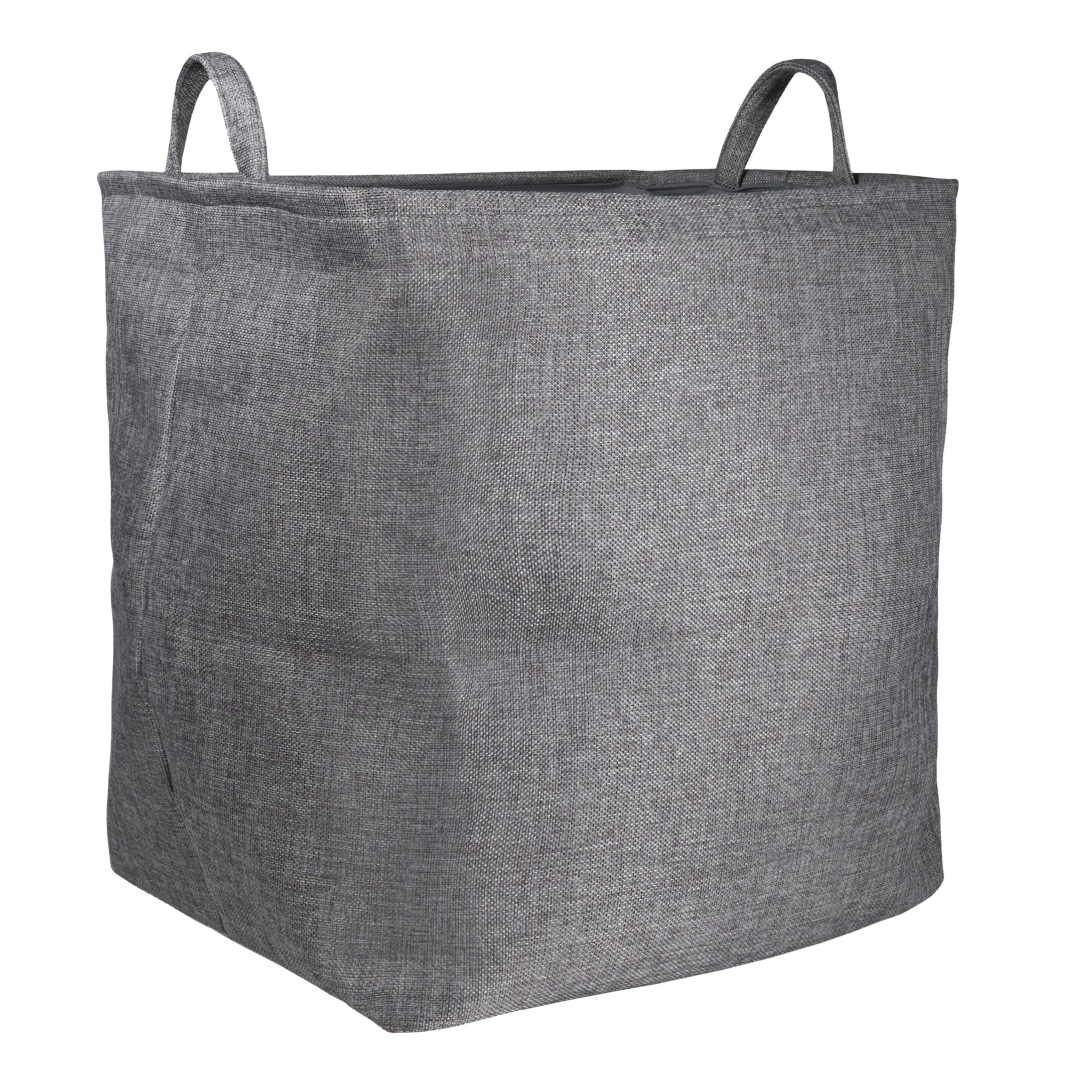 QUVIO Wasmand met handvaten – Katoen – 58 L