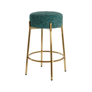 Barkruk LOKVA emerald-groen+goud