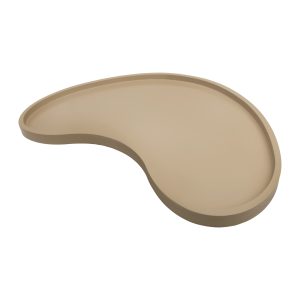 QUVIO Tray – Organisch – Hout – 45×24 cm – Bruin